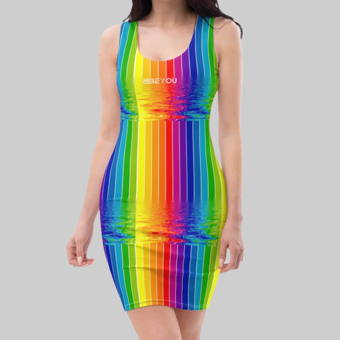 Be-Rainbow Women's Recycled Prism Tank Dress