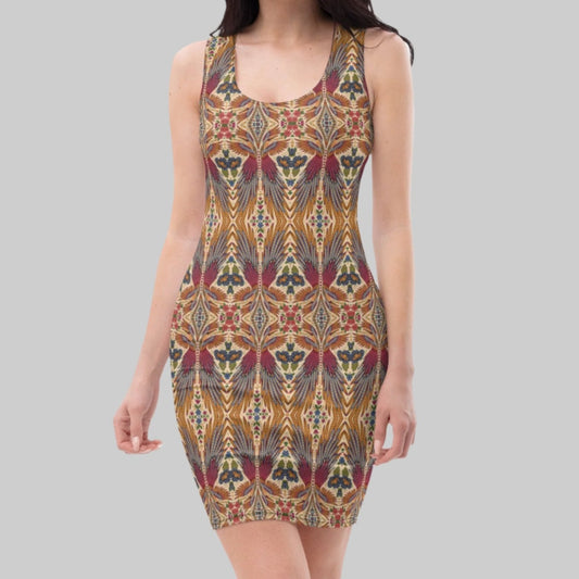 Be-Tribal Women's Recycled Brown Tank Dress