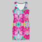 Be-Floral Women's Recycled Pink Prism Tank Dress