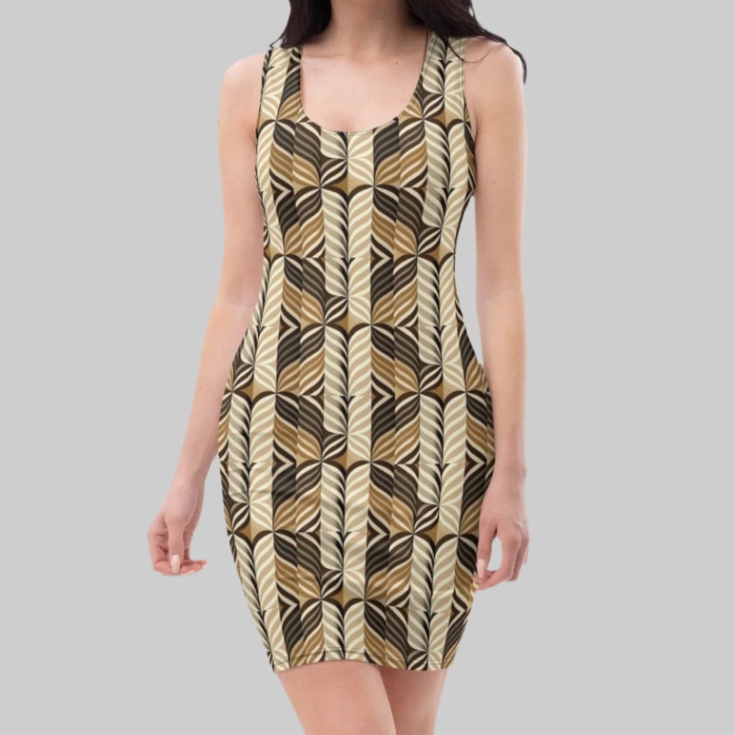 Be-Tribal Women's Recycled Tan Tank Dress