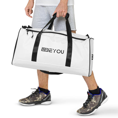 Be-Simple Large Travel White Unisex Duffle Bag