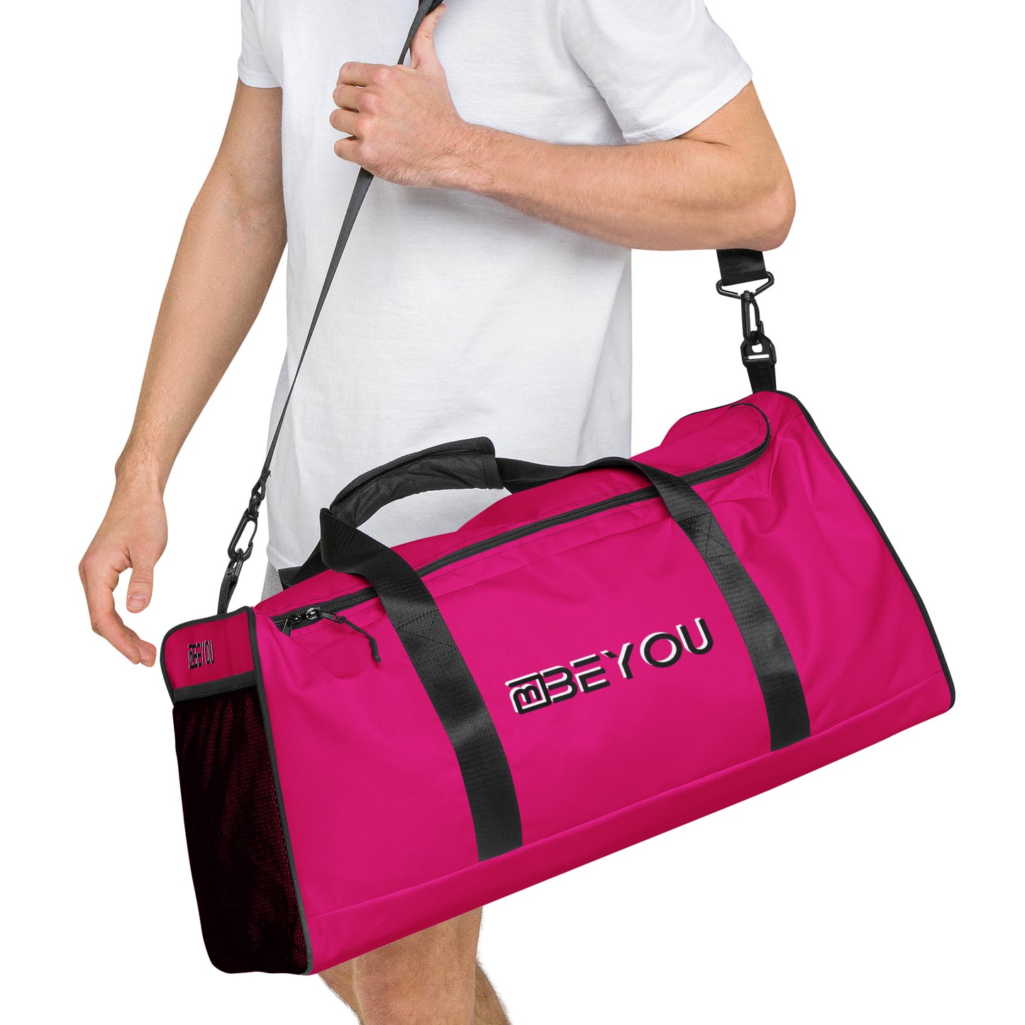 Be-Simple Large Travel Hot Pink Unisex Duffle Bag