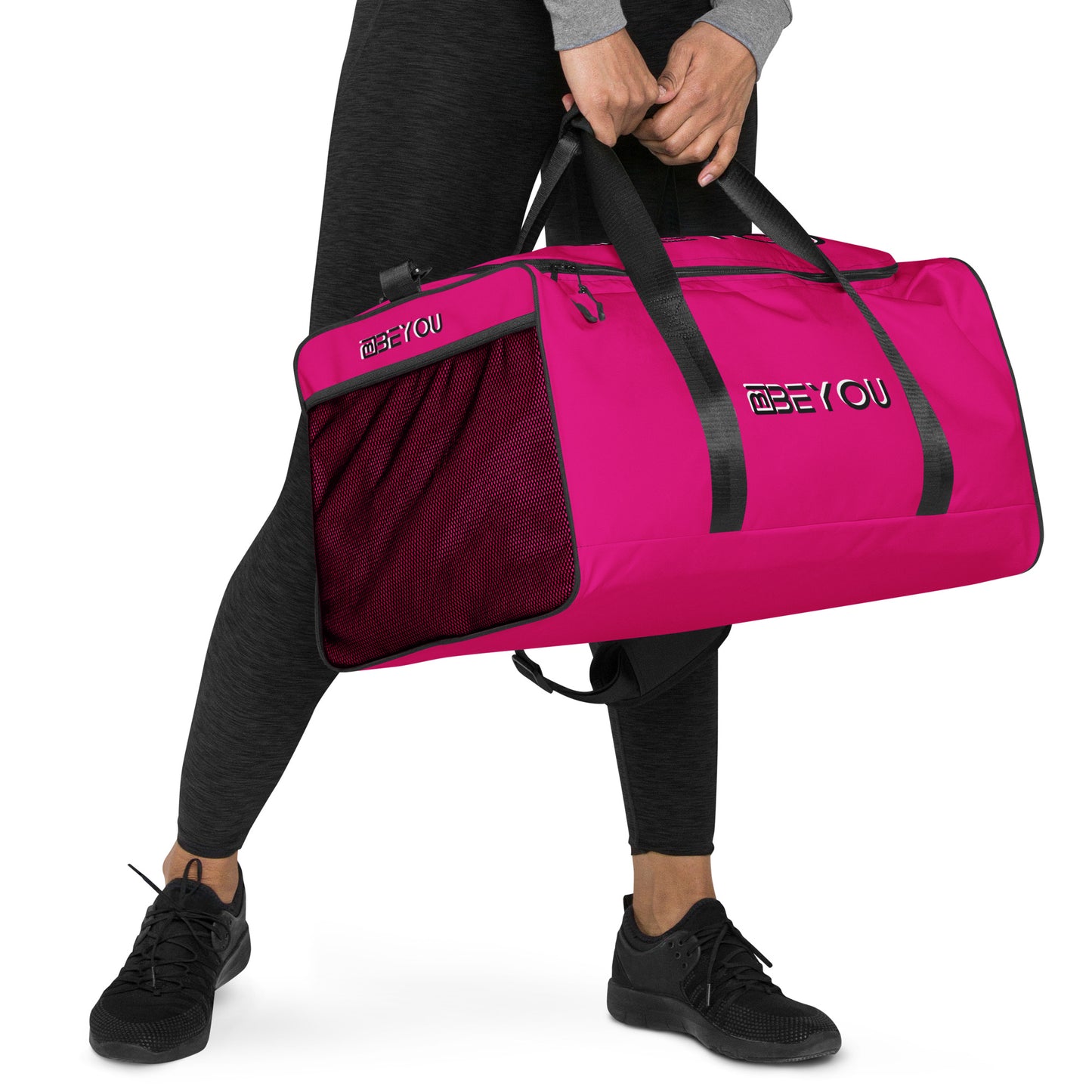 Be-Simple Large Travel Hot Pink Unisex Duffle Bag