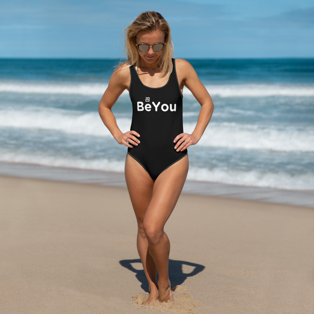 Black One-Piece Body Shaper BeYou Swimsuit