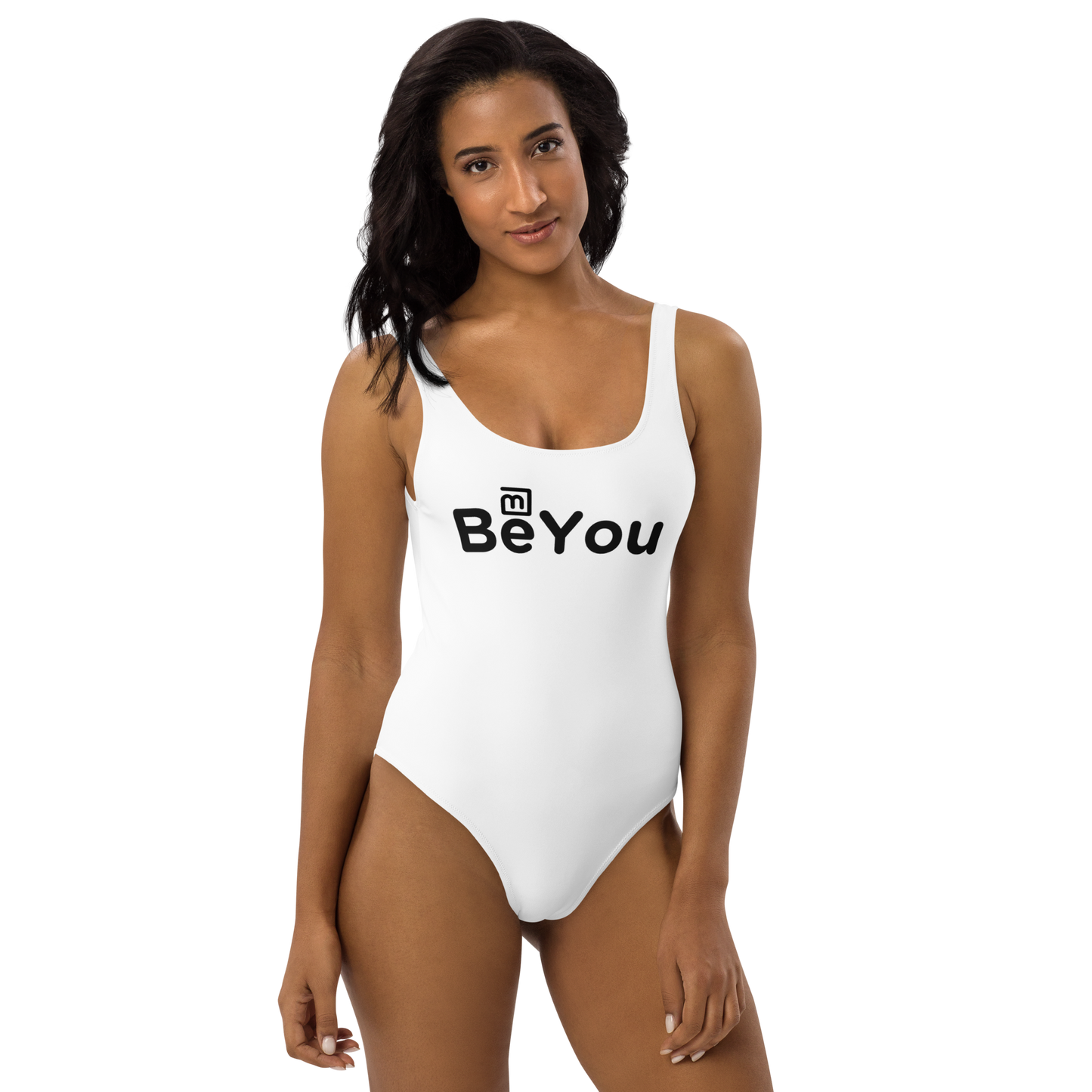 White One-Piece Body Shaper BeYou Performance Swimsuit