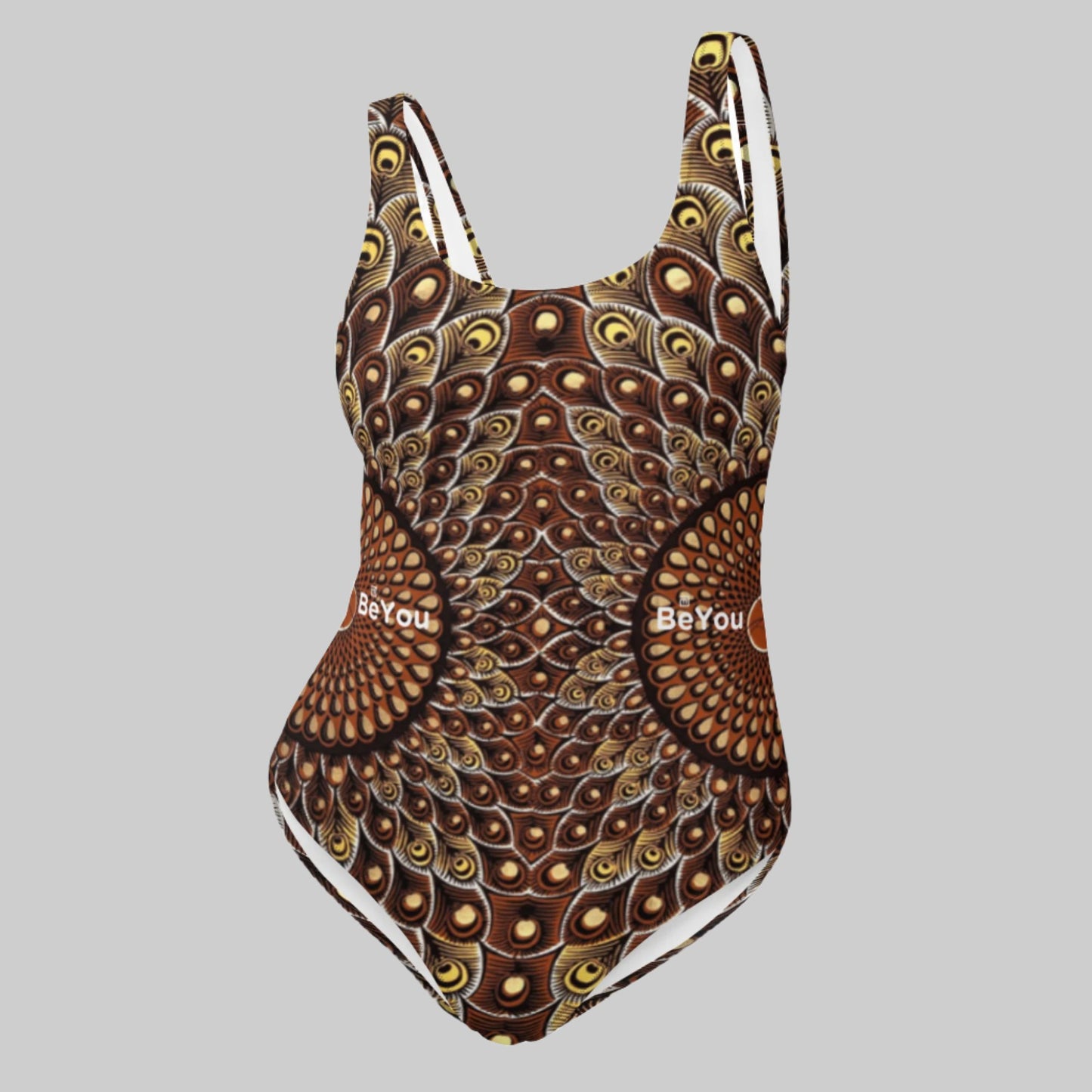 Feather-Me Women's Recycled Brown One-Piece Swimsuit