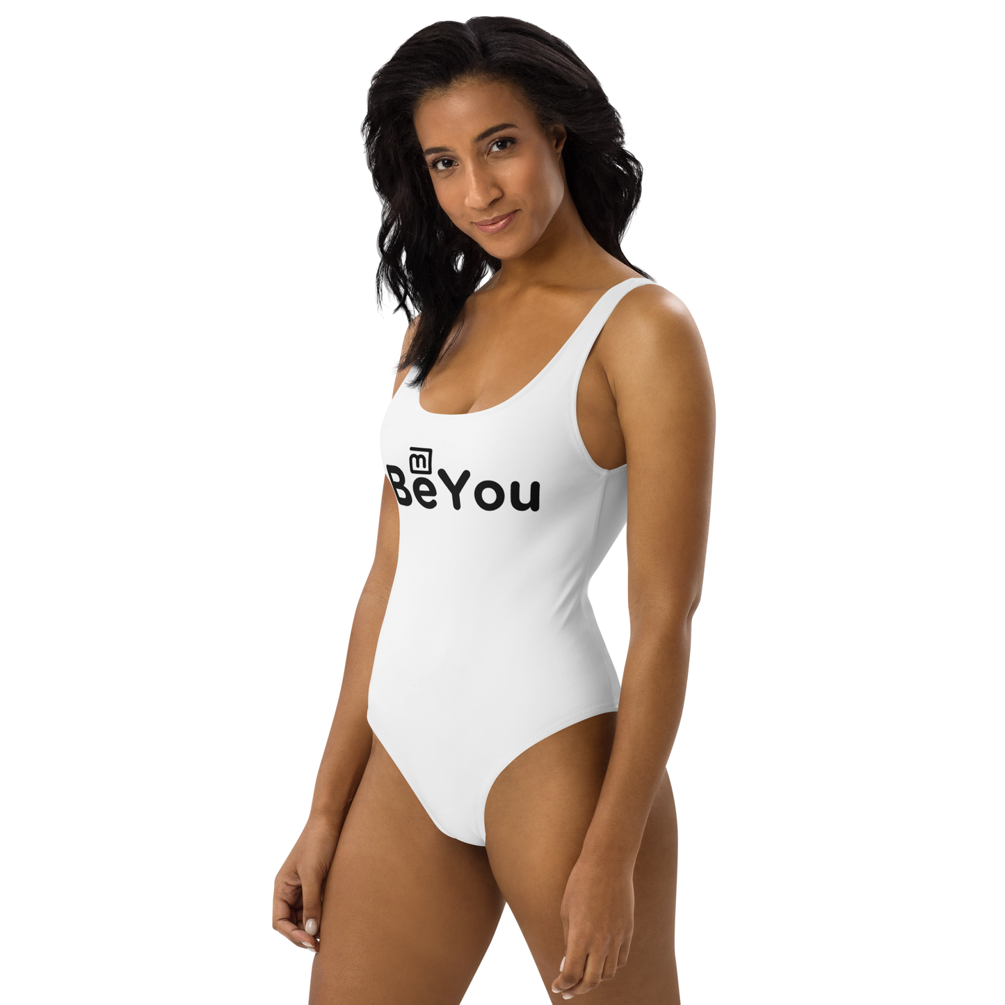 White One-Piece Body Shaper BeYou Performance Swimsuit