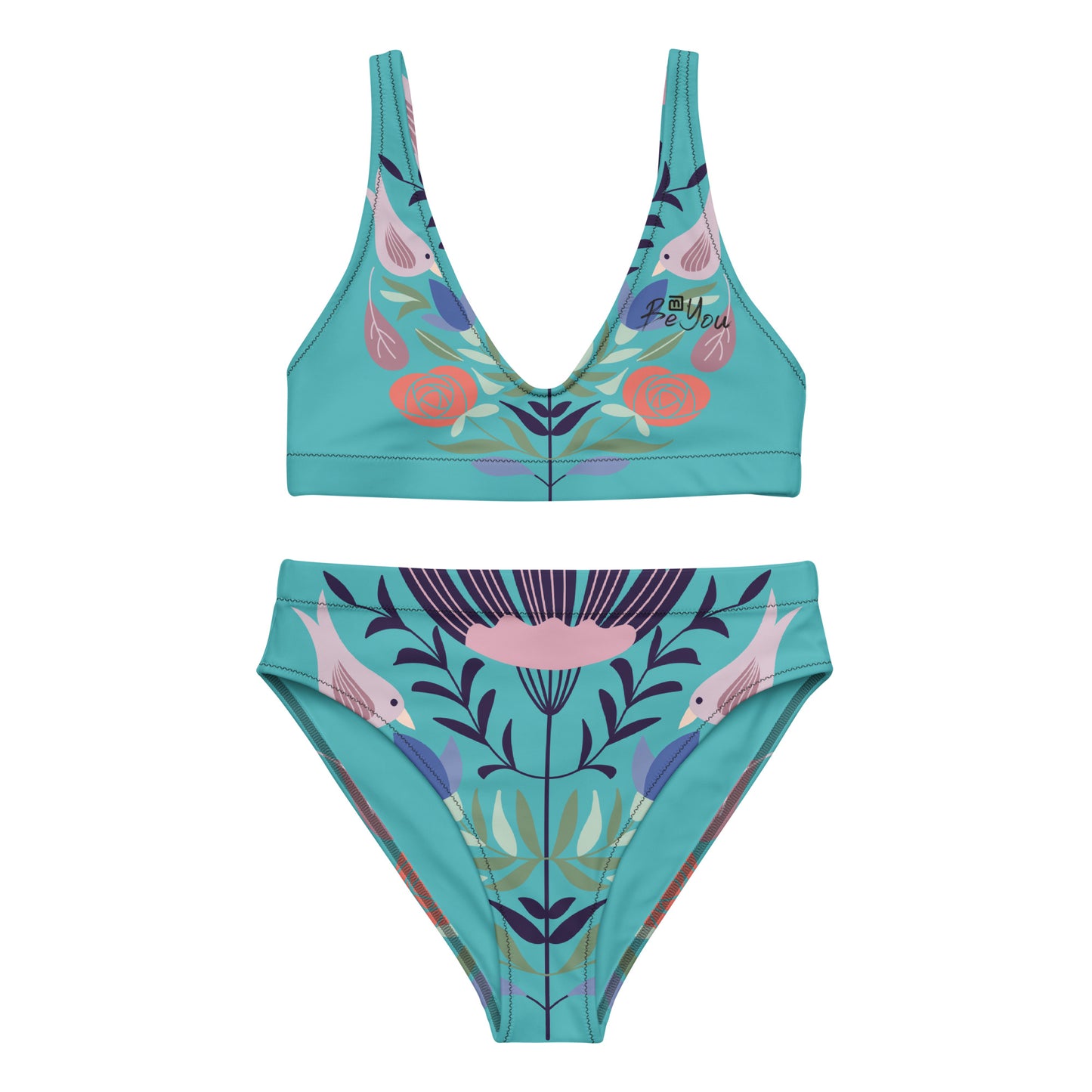 Birdie Recycled Turquois Bikini Swimsuit