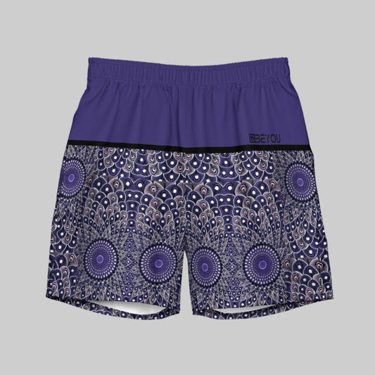 Feather-Me Men's Recycled Purple Swim Trunks