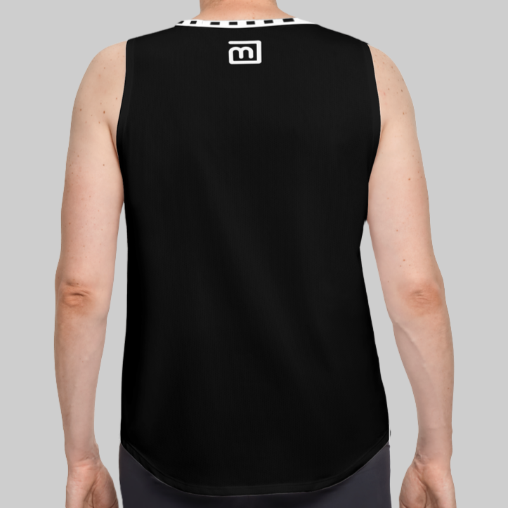 Be-Retro Recycled Men’s Black Tank Top