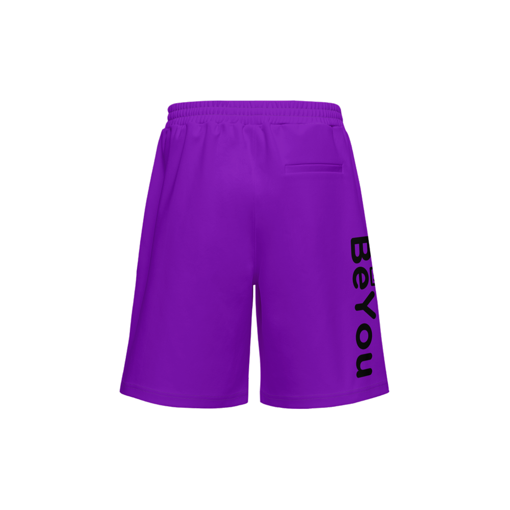 Purple Men Athletic Sustainable Shorts