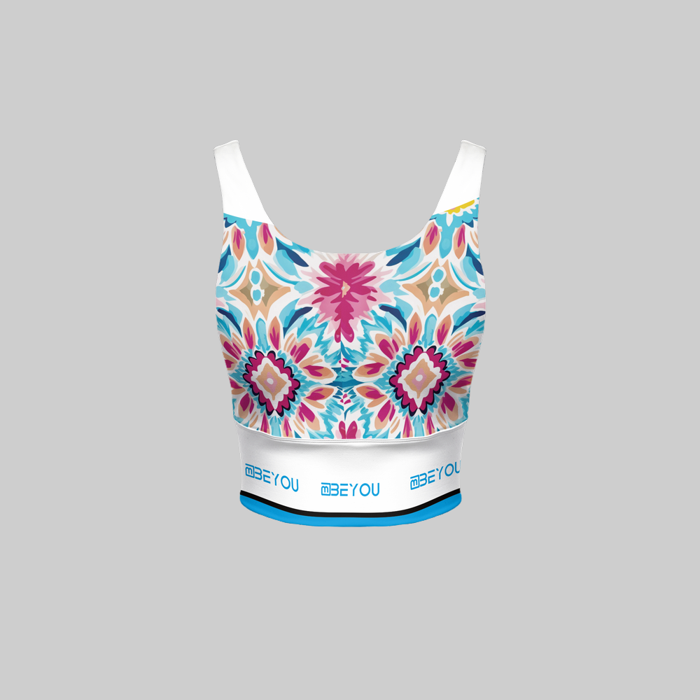 Flower-Me Women’s Recycled Sports Bra