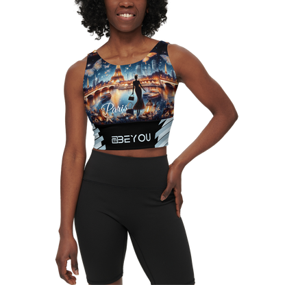 Paris-Me-Now Women’s Recycled Sports Bra