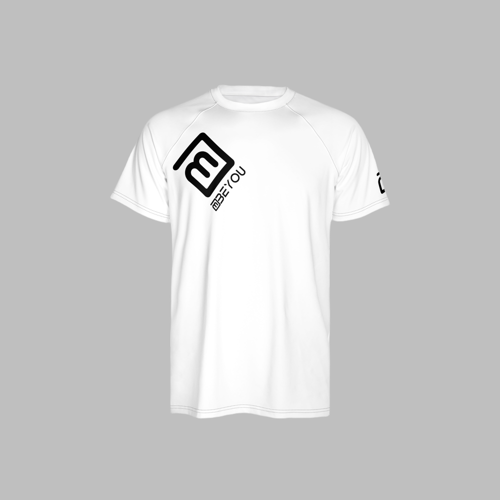 New-Me Men's Recycled White Jersey Tee