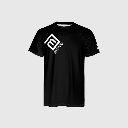 New-Me Men's Recycled Black Jersey Tee