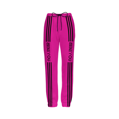 BeYou-Rule Women's Recycled Hot Pink Jogging Pants