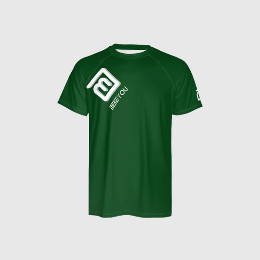 New-Me Men's Recycled  Hunter Green Jersey Tee