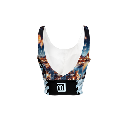 Paris-Me-Now Women’s Recycled Sports Bra