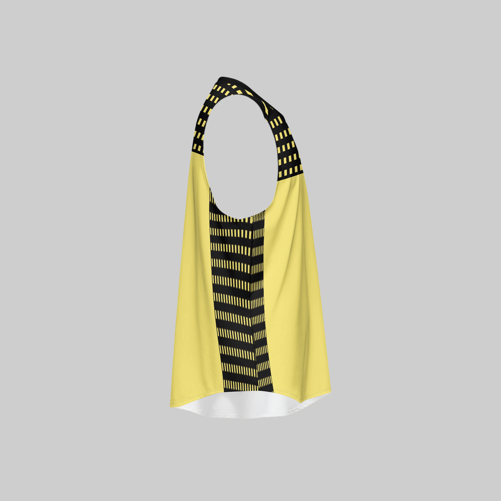 Be-Retro Recycled Men’s Canary Yellow Tank Top