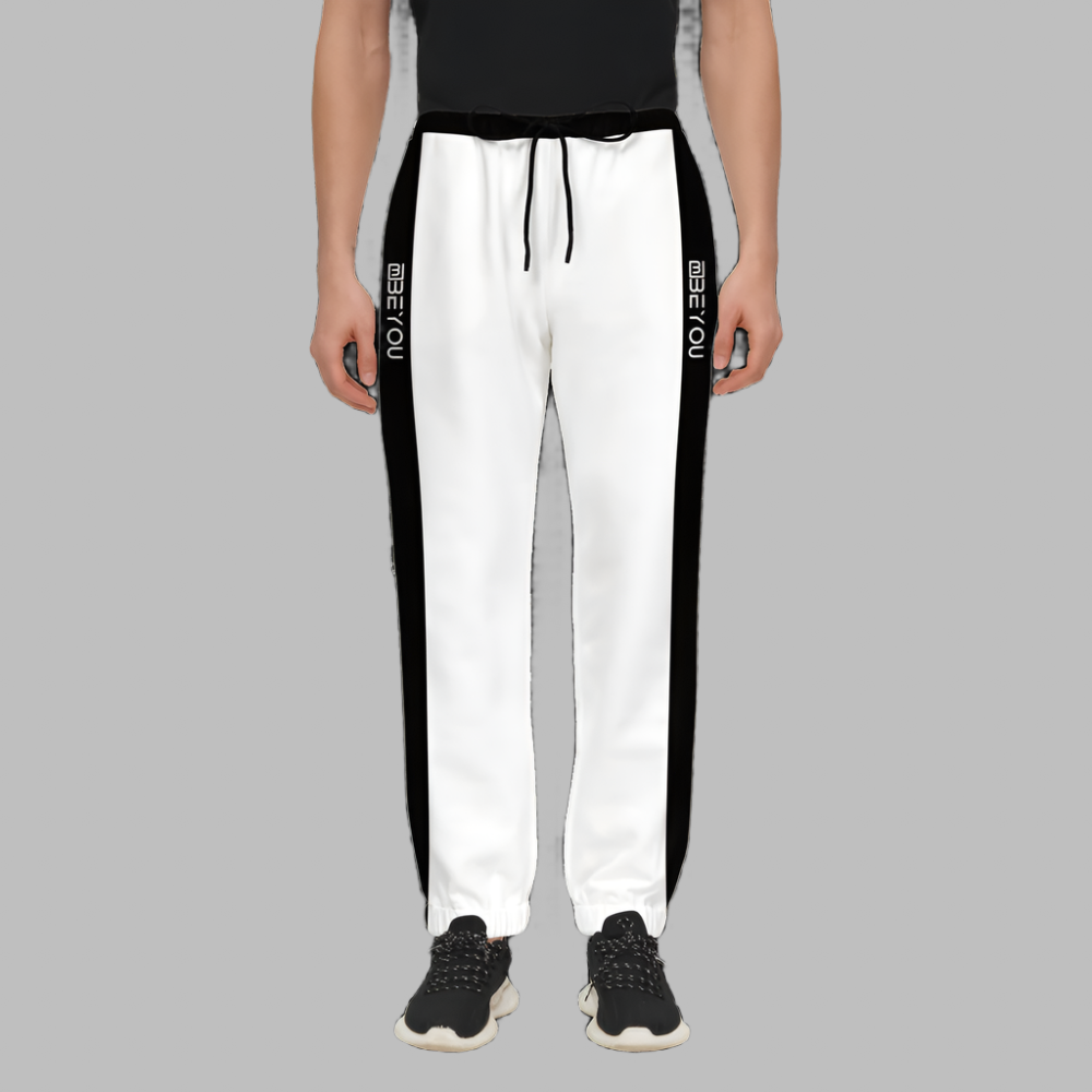 Be Influenced Men's White Recycled Jogging Pants