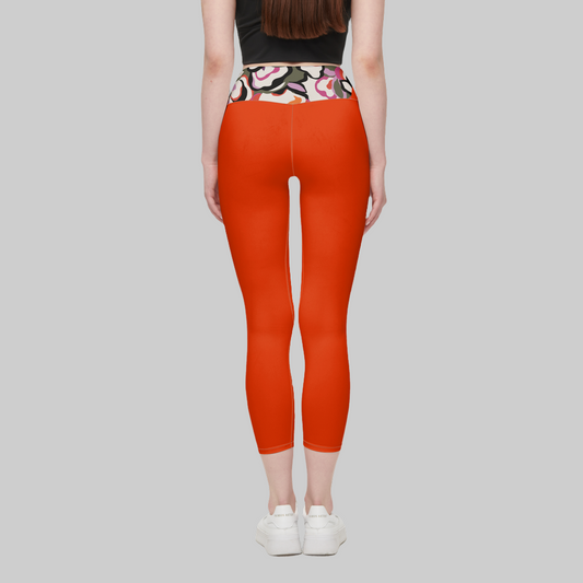 Ra-vishing Orange Recycled Legging