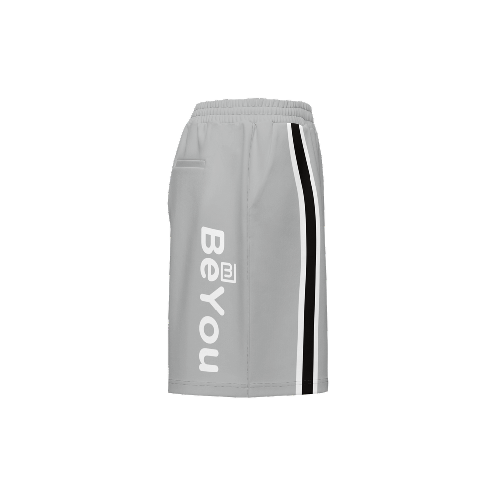 Grey Sports Mix Men Athletic Sustainable Shorts