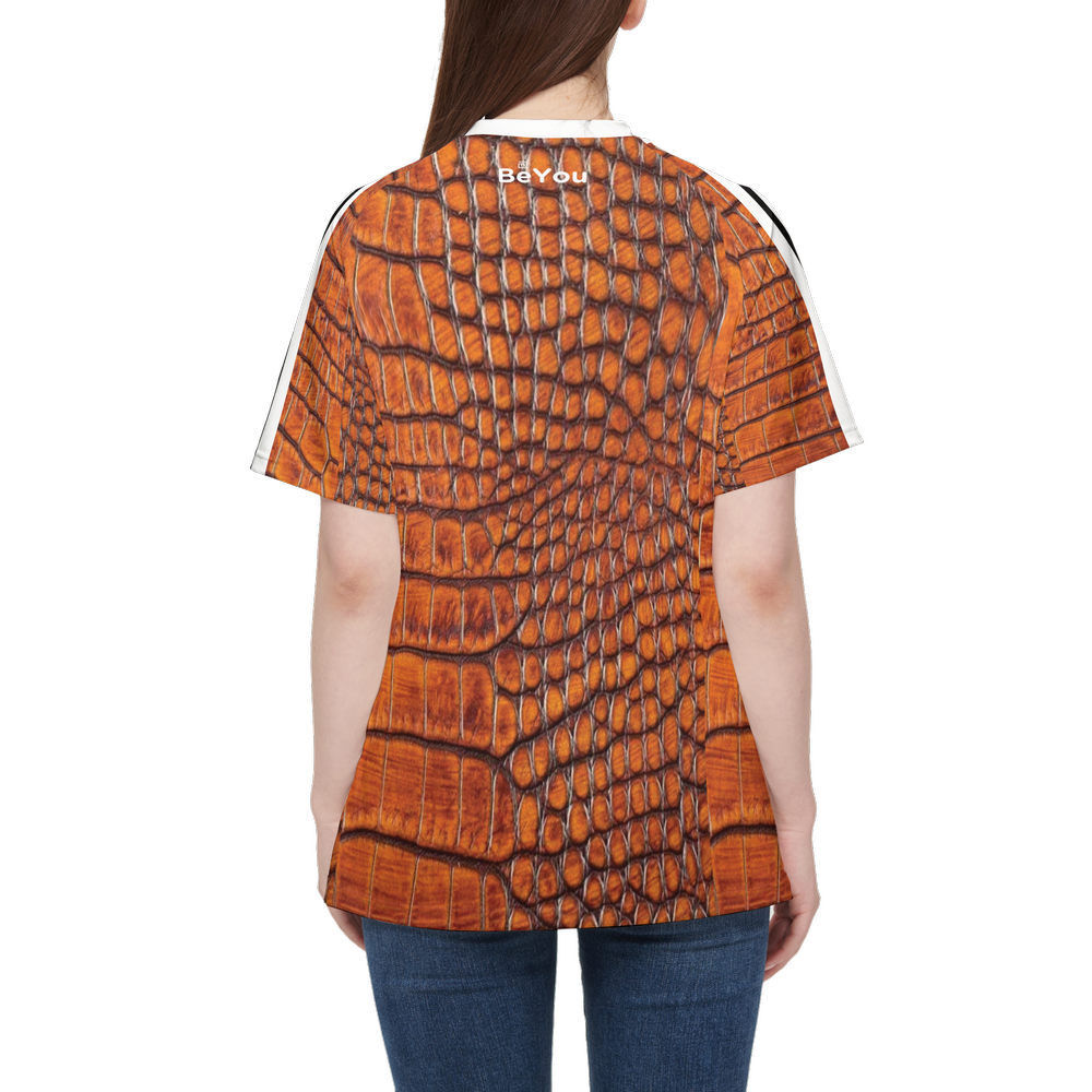 Burnt Orange Women’s Athletic Sustainable T-Shirt Jersey
