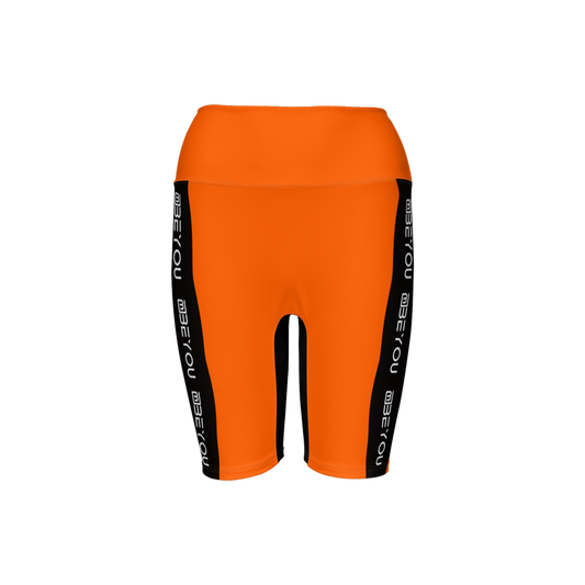 Orange Eco-Friendly Women’s BeYou Bike Shorts