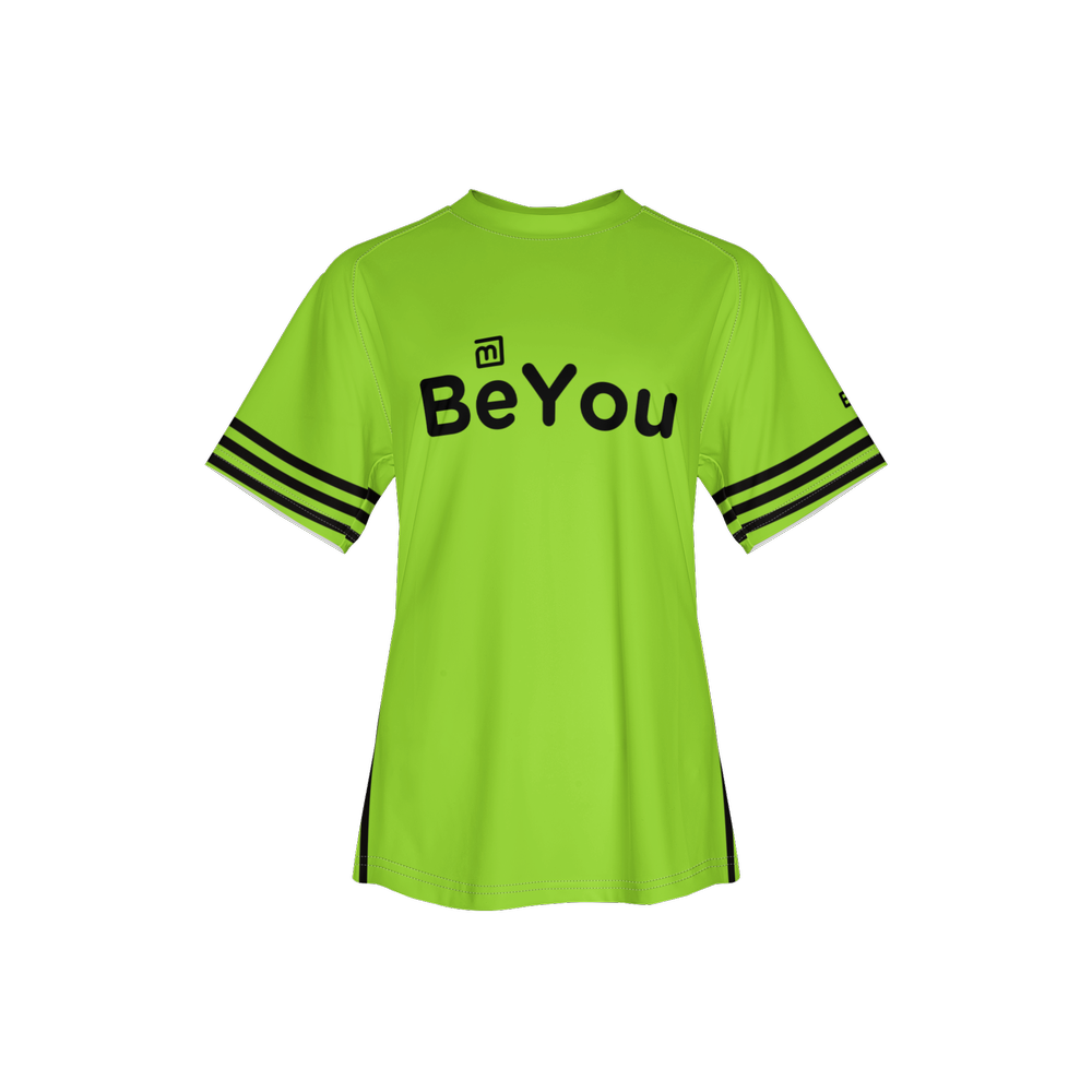 Greenish Yellow Women’s Sustainable Athletic T-Shirt Jersey