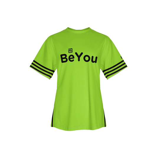Greenish Yellow Women Performance Sustainable T-Shirt Jersey
