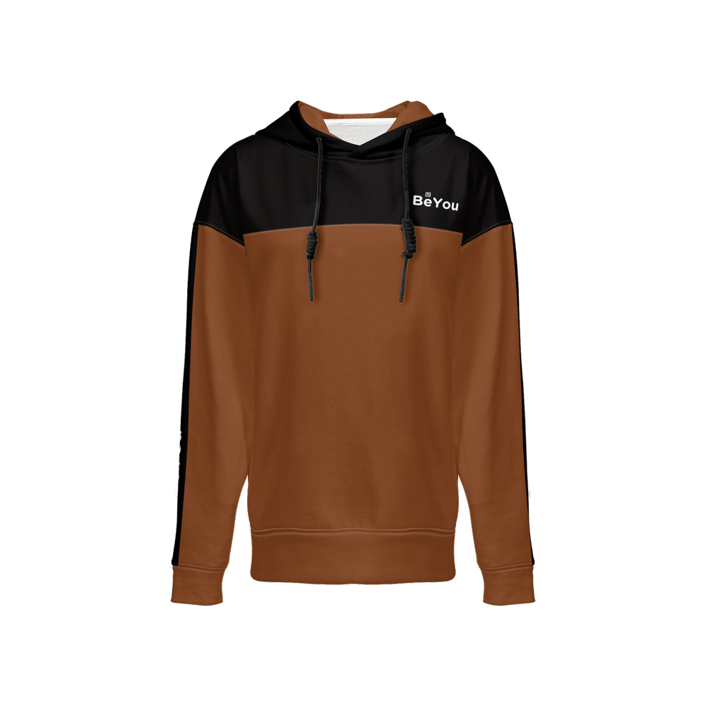 Ash Brown Casual Performance Relaxed Fit Sustainable Hoodie