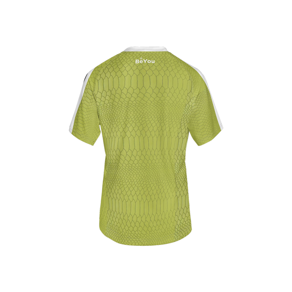 Lime Crocodile Women’s Athletic Sustainable T-Shirt Jersey