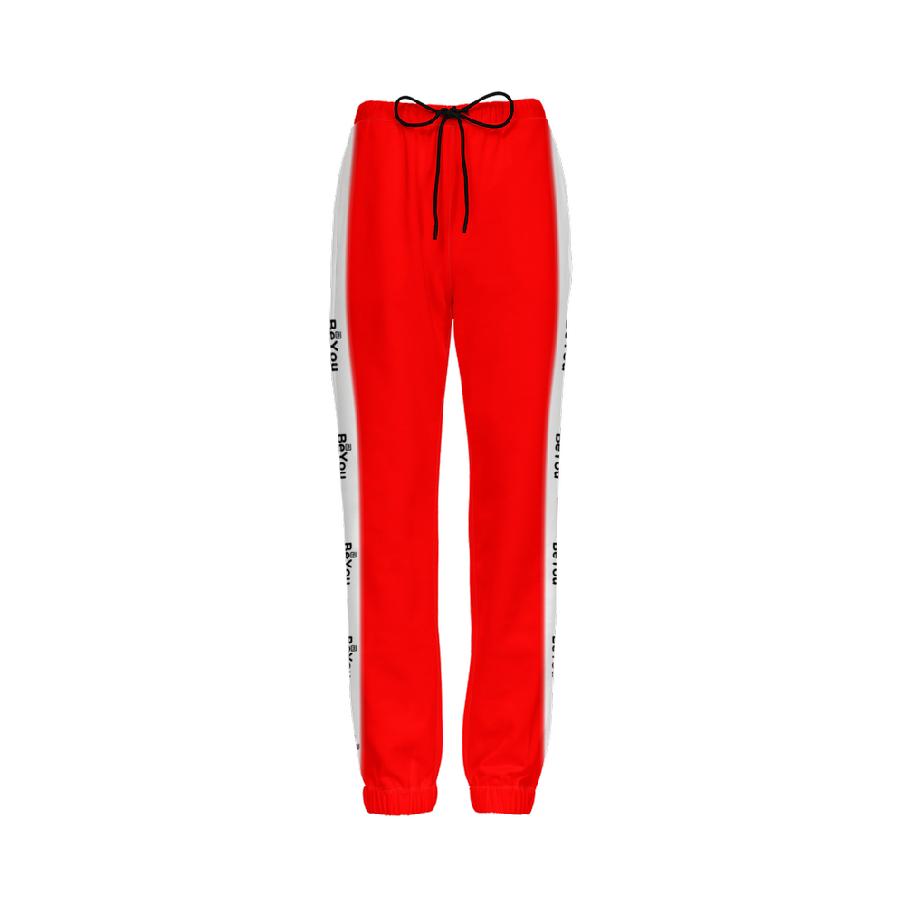 Red Casual Fit Sustainable Jogging Pants