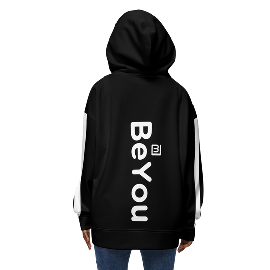 Black Relaxed Fit Sustainable Hoodie
