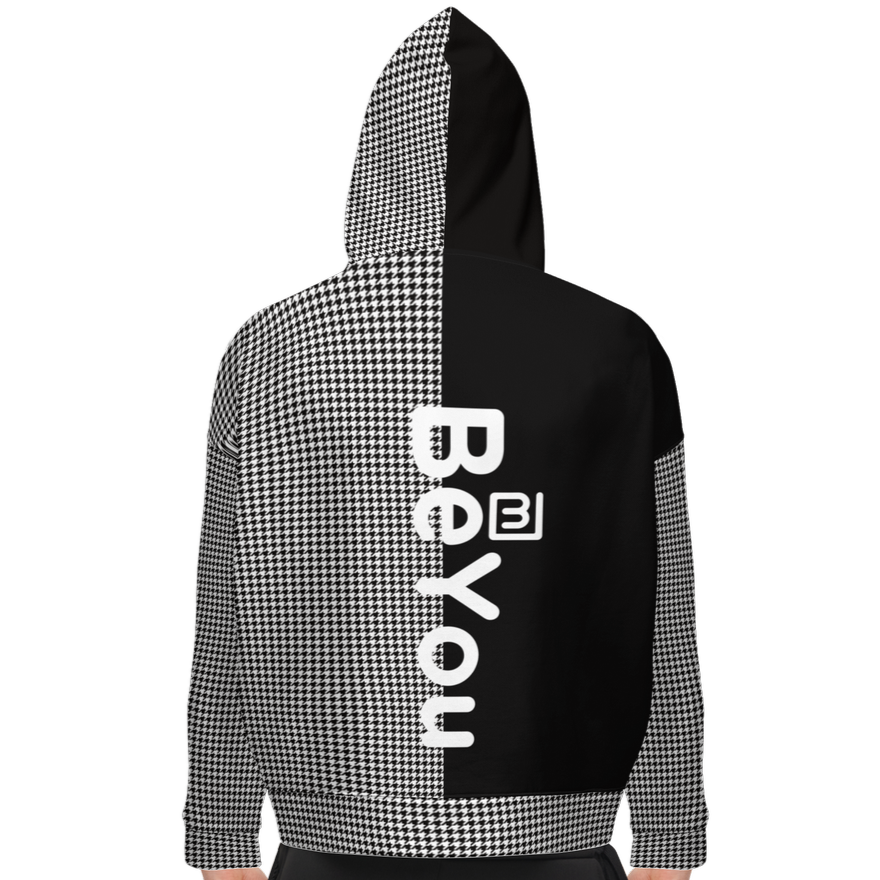 Checker Casual Relaxed Fit Sustainable BeYou Hoodie