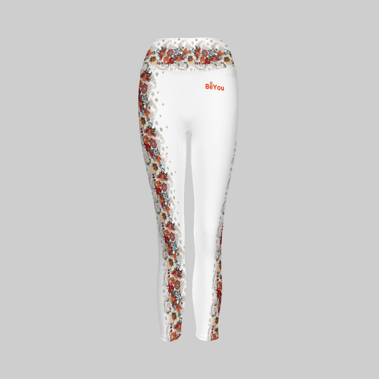 Ex-quisite Recycled Sunset Flowers Leggings