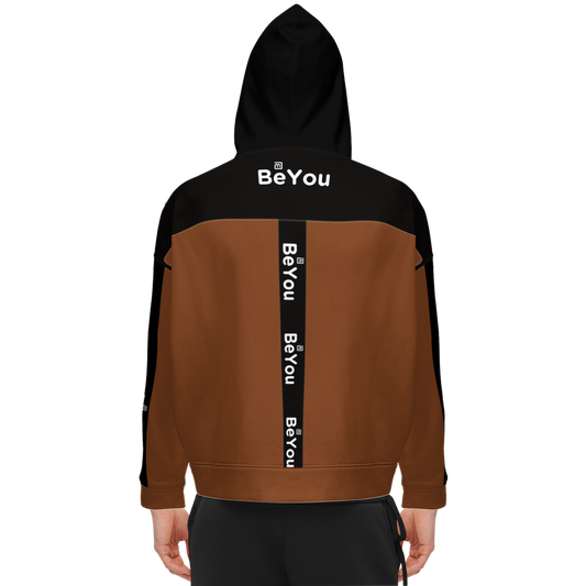 Ash Brown Casual Performance Relaxed Fit Sustainable Hoodie