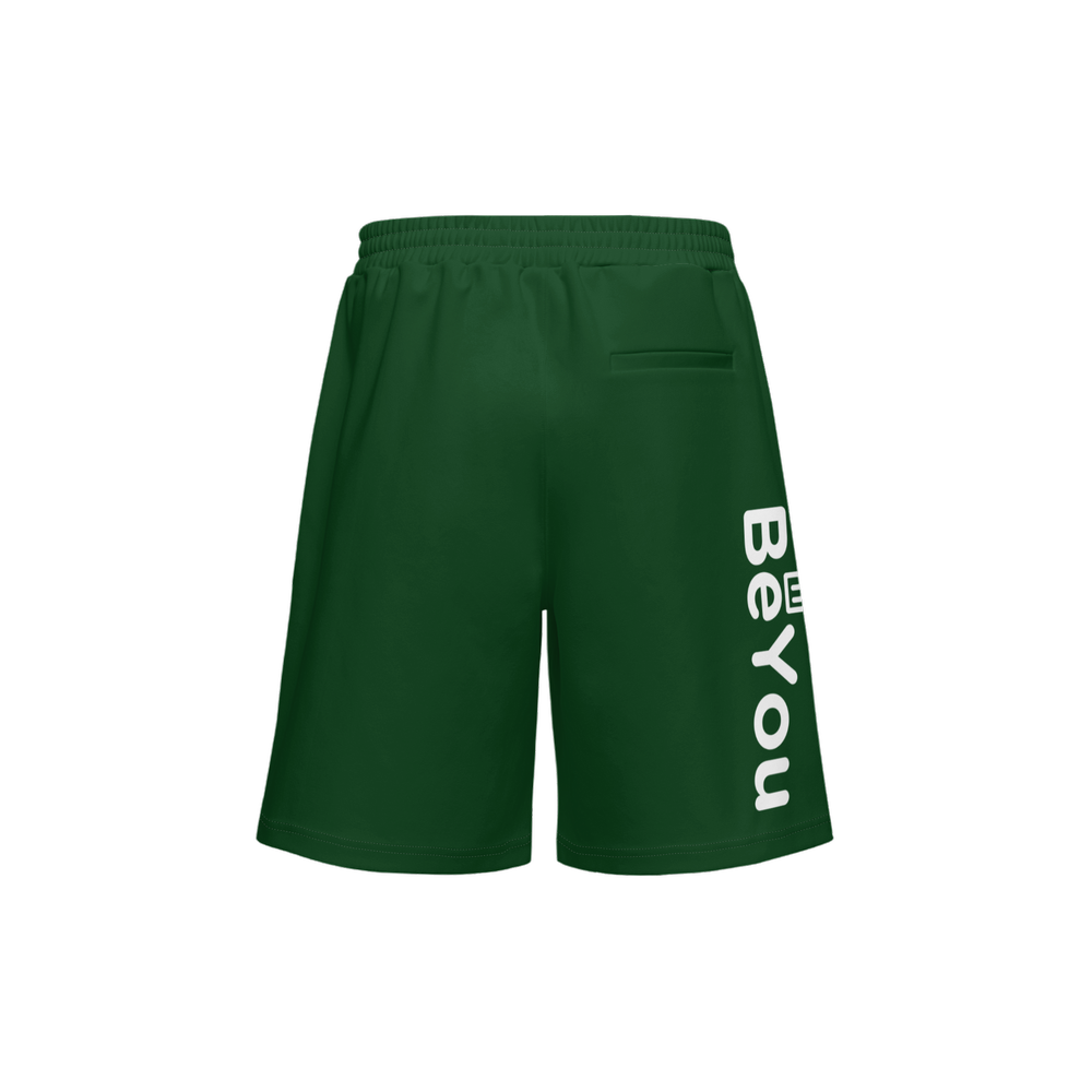 Hunter Green Men Athletic Sustainable Shorts