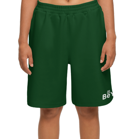 Hunter Green Men Athletic Sustainable Shorts