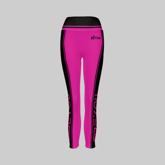 Be-Jazzy Women’s Recycled Hot Pink Leggings