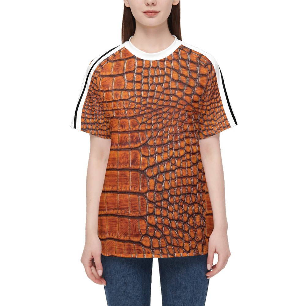Burnt Orange Women’s Athletic Sustainable T-Shirt Jersey