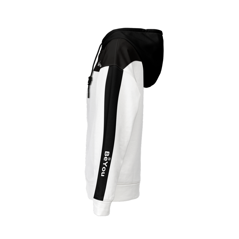 White Casual Performance Relaxed Fit Sustainable Hoodie