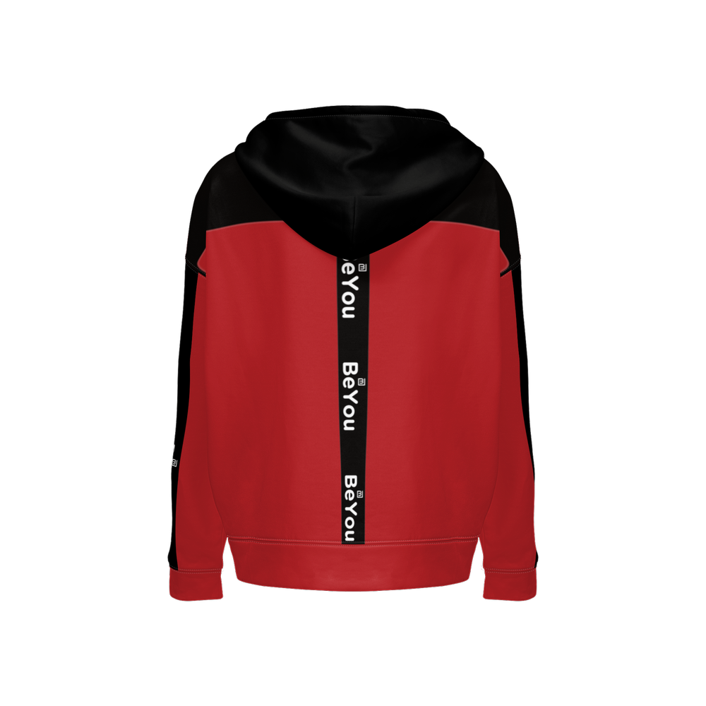 Red Casual Performance Relaxed Fit Sustainable Hoodie