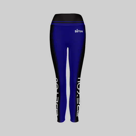 High-Volume Women’s Recycled Navy Blue Leggings