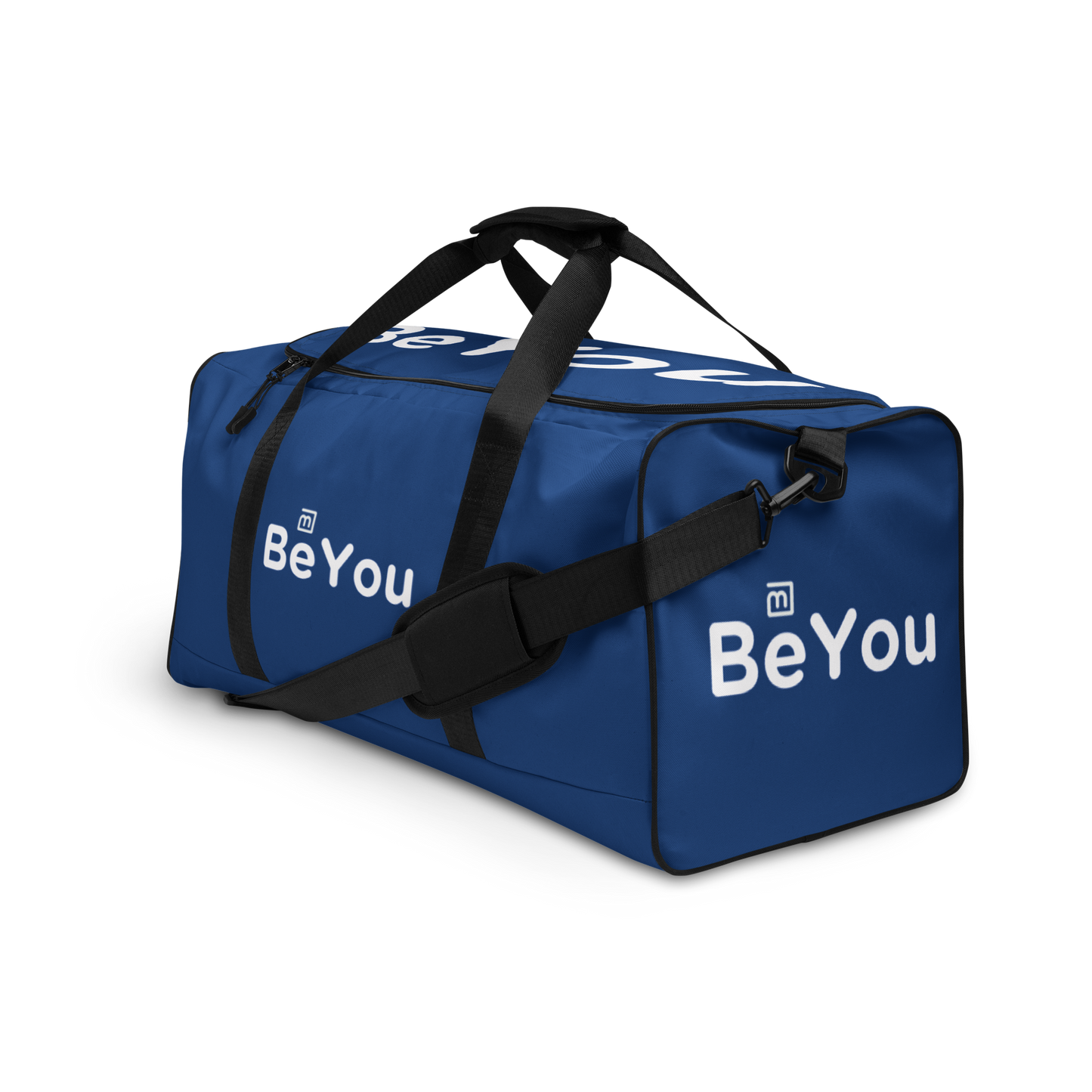 Blue Duffle Travel Workout Bag
