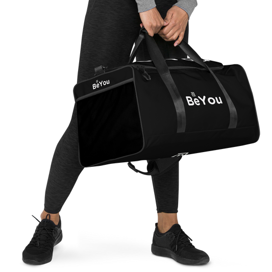 Black Duffle Large Travel Workout Bag
