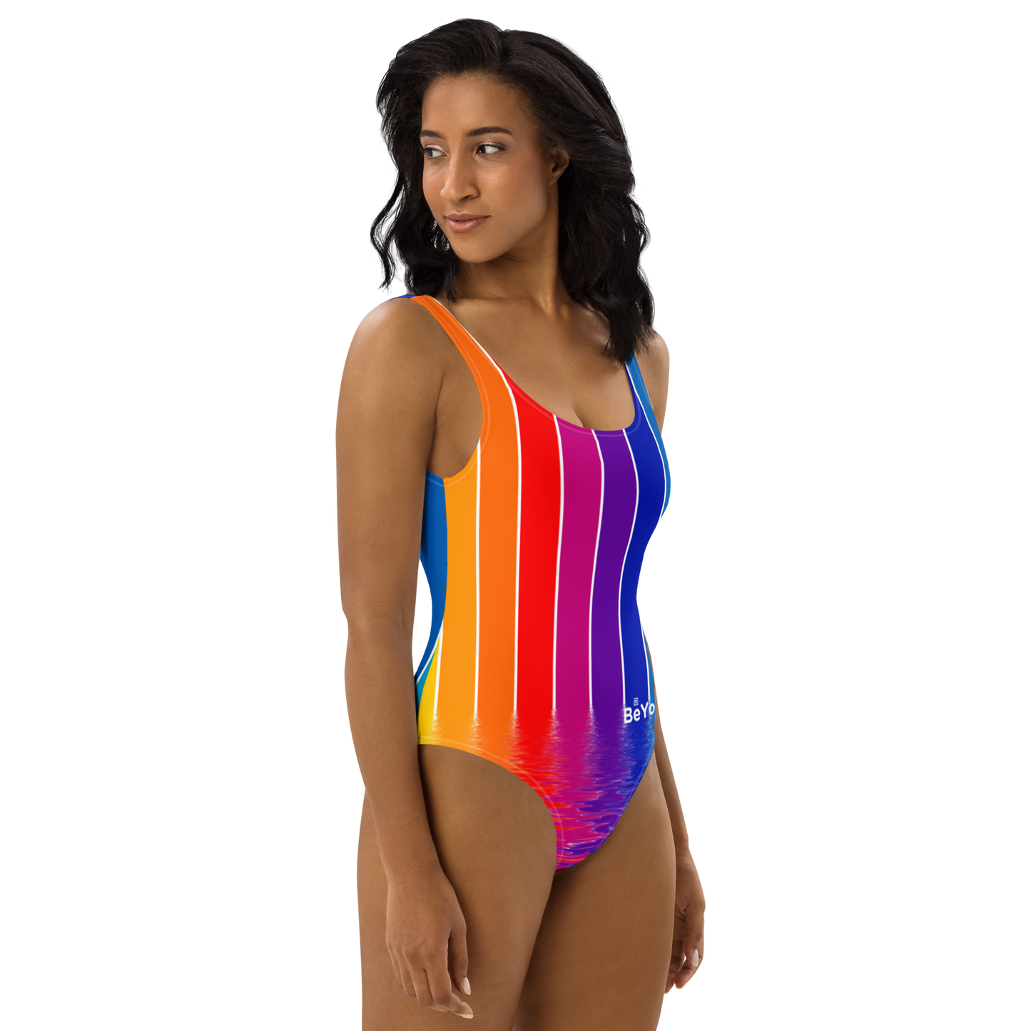 Colorful Water One-Piece Body Shaper BeYou Swimsuit