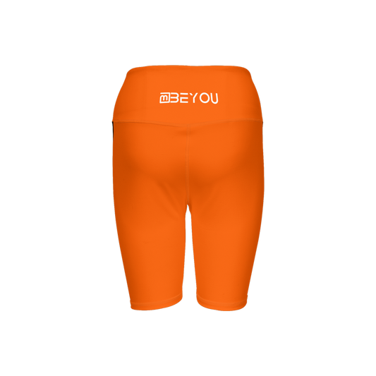 Orange Eco-Friendly Women’s BeYou Bike Shorts