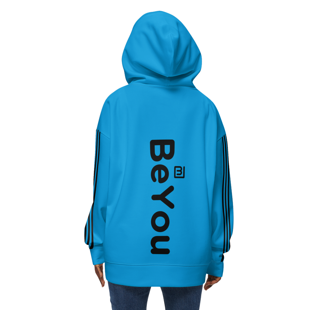 Cerulean Blue Relaxed Fit Sustainable Hoodie