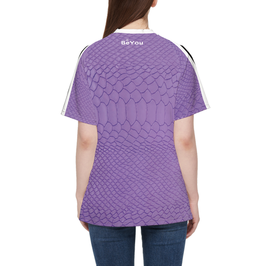 Purple Crocodile Women’s Athletic Sustainable T-Shirt Jersey